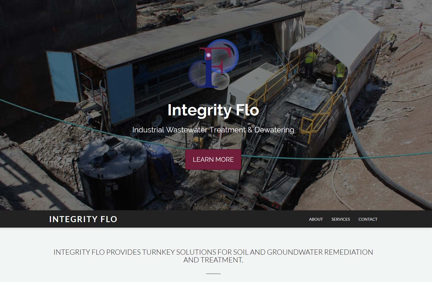Integrity Flo Web Design Layout